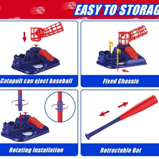 Sakerplus® Youth Automatic Baseball Pitching Machine Set