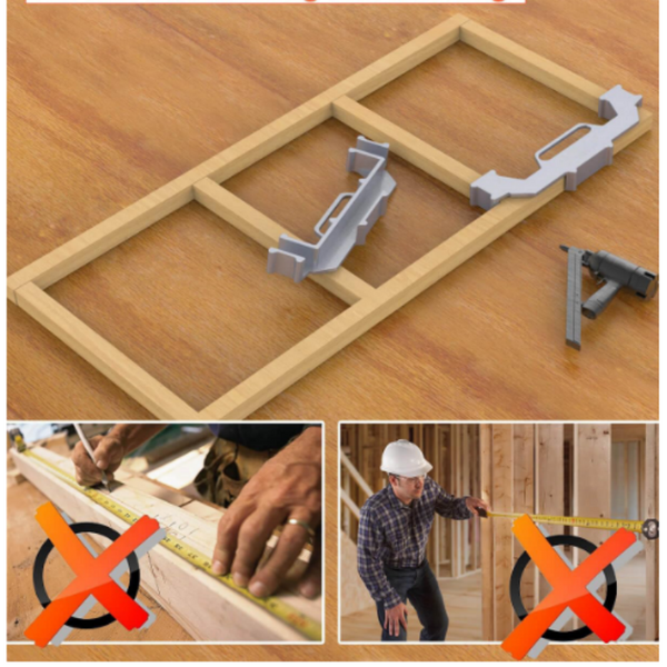 Sakerplus® Woodworking Stud Framing Layout Clamp