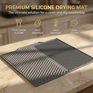 Sakerplus® Dish Drying Silicone Drain Mat