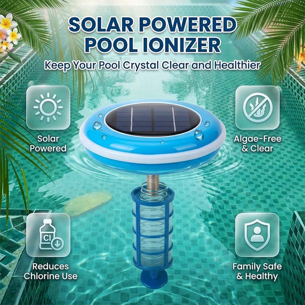 Sakerplus® Solar Powered Pool Ionizer