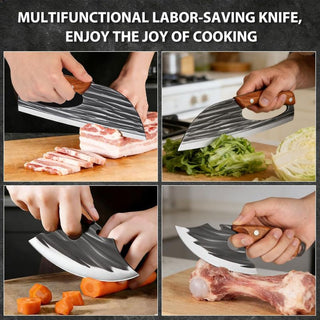 Sakerplus® Sharp Outdoor Meat Cleaver Knife