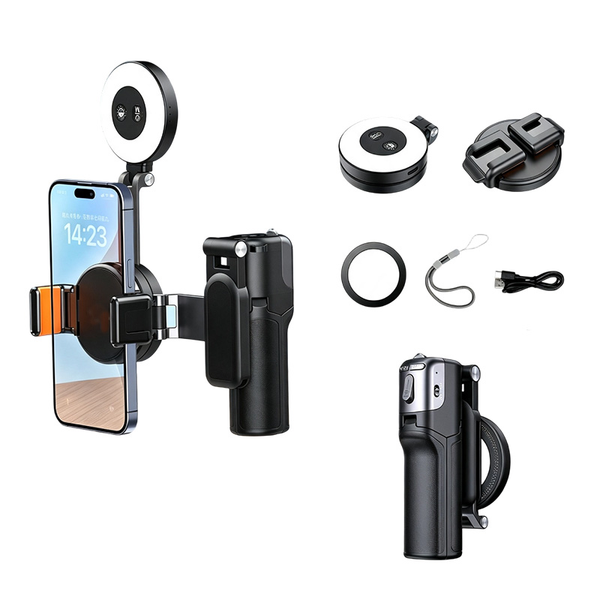 Sakerplus® Zoomable Magnetic Palm Grip Mini Selfie Stick