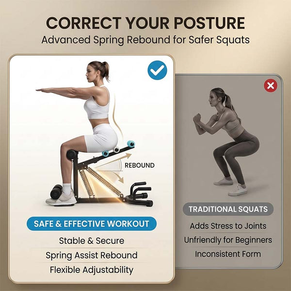 Sakerplus® Adjustable Deep Squat Glute Trainer