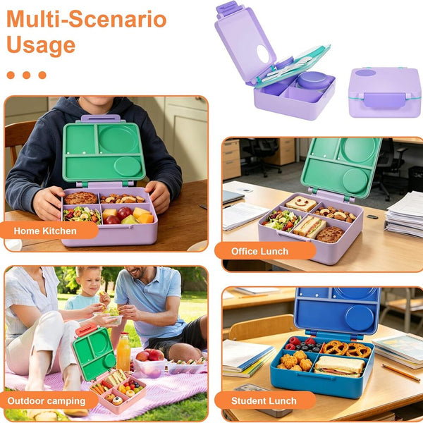 Sakerplus® Kids Insulated Leakproof Bento Lunch Box