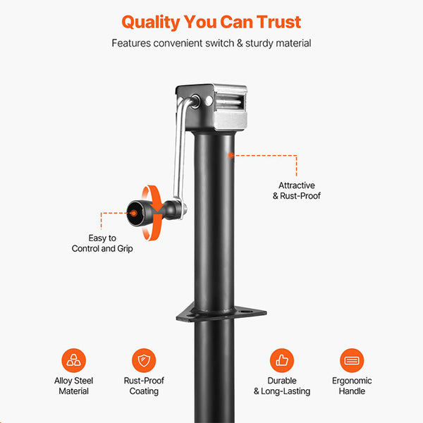 Sakerplus® Heavy Duty Trailer Jack System