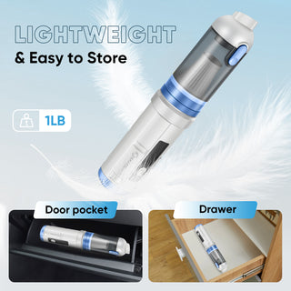 Sakerplus Slim Cordless Handheld Car Vacuum
