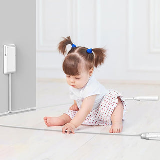 Sakerplus Ultra Thin Flat Plug Power Strip