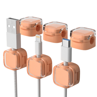 Organizador de escritorio con clips magnéticos para cables Sakerplus®