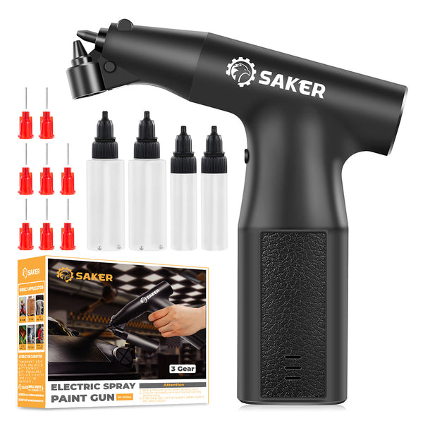 Herramienta versátil para pintar en automoción y bricolaje: pistola de pintura en aerosol eléctrica SAKER®