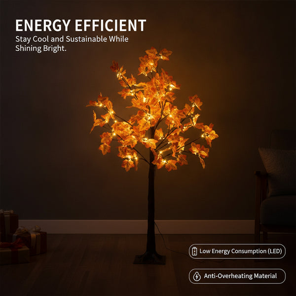 Sakerplus® 5FT 96LED Lighted Maple Tree Set