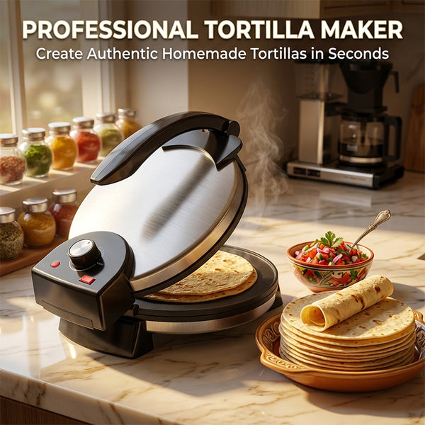 Sakerplus® Nonstick 10 Inch Electric Tortilla Maker