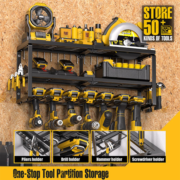Sakerplus® Wall Mount Power Tool Organizer