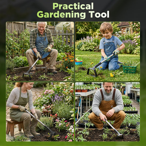Sakerplus® Mini Stirrup Hoe Garden Weeding Tool