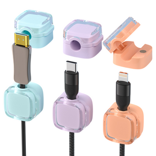 Organizador de escritorio con clips magnéticos para cables Sakerplus®