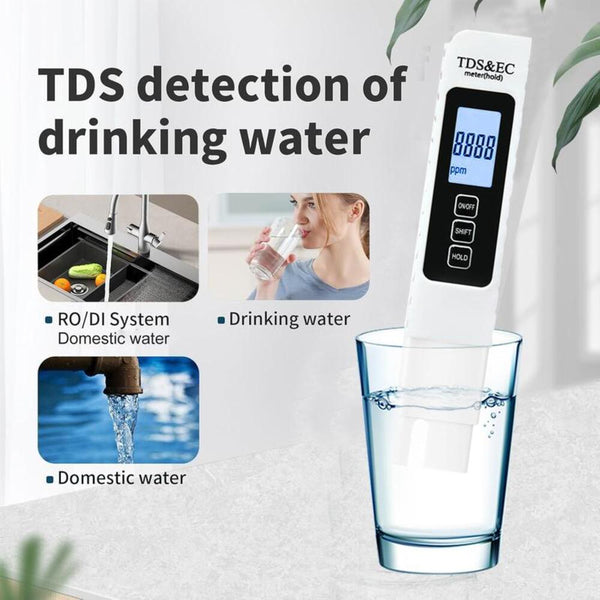 Probador de agua digital TDS EC Sakerplus®