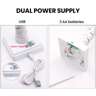 Sakerplus LED Willow Tree Light with 8 Modes