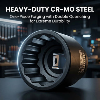 Sakerplus® Heavy Duty 12-Point Impact Socket