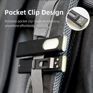 Sakerplus Compact Rechargeable Pocket Flashlight