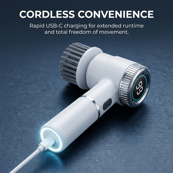 Sakerplus® Smart Cordless Power Scrubber