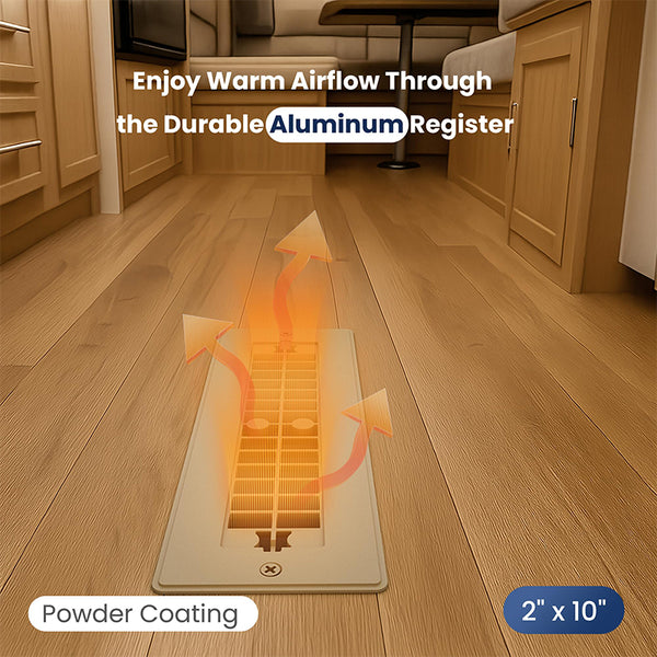 Sakerplus® Aluminum Floor Vent Covers With Magnet Cover