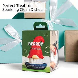 Sakerplus® Beardy Gnome Dish Scrub Brush Gift Idea