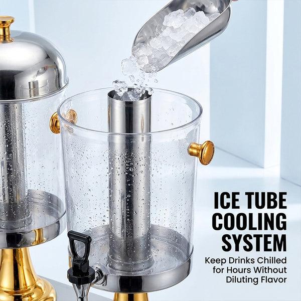 Sakerplus® Stainless Steel Cold Drink Dispenser