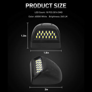 Sakerplus LED License Plate Light Replacement Set