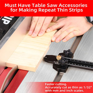 Sakerplus® Thin Rip Table Saw Jig