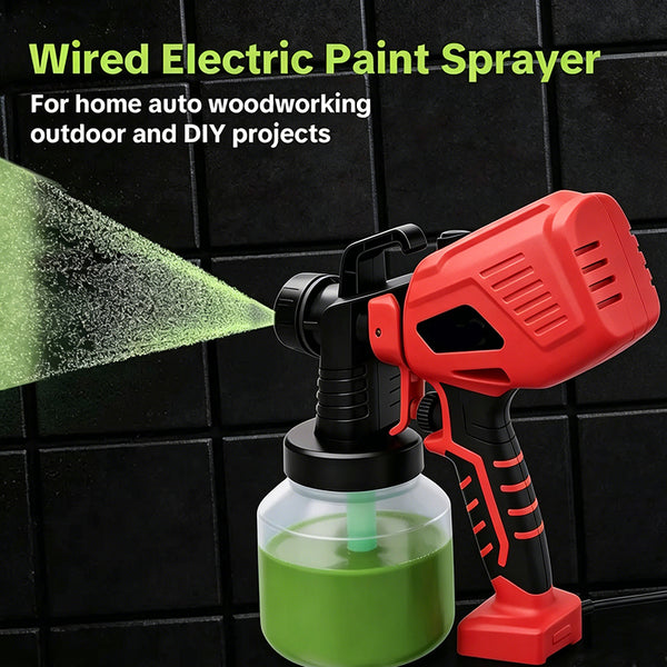 Sakerplus® Electric Adjustable Spray Paint Gun