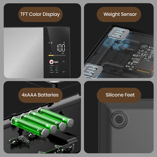 Sakerplus Digital Kitchen Scale with Nutrition Tracking