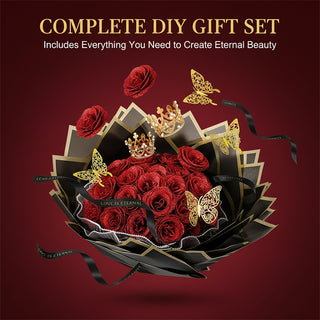 Sakerplus® Glitter Rose Bouquet Gift Set