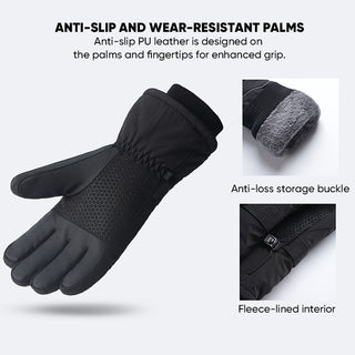 Sakerplus® Waterproof & Windproof Rechargeable Heated Gloves
