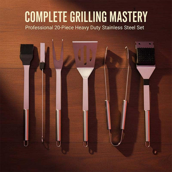 Sakerplus® Complete BBQ Grill Tool Set