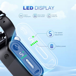 Sakerplus® Foldable Handheld Turbo Mini Portable Fan