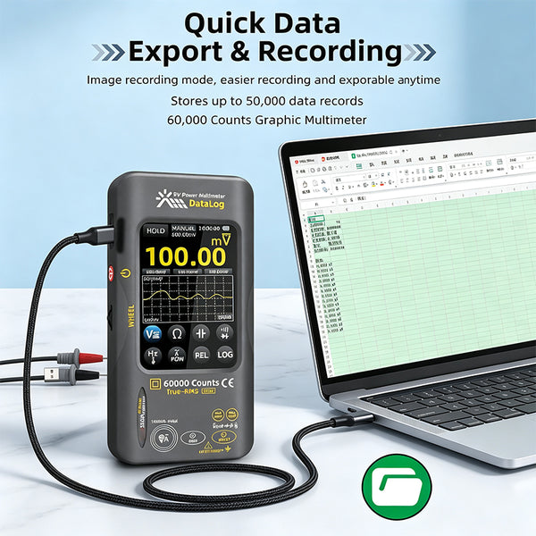 Sakerplus® 60000 Counts PV Multimeter