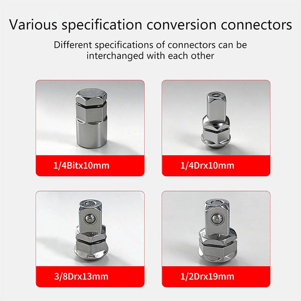 Sakerplus® Ratchet Wrench Socket Adapter Set