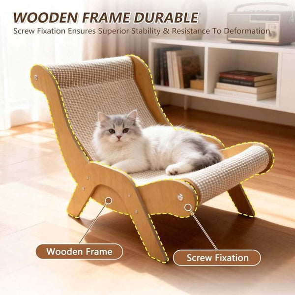 Sakerplus® Cat Scratch Board Lounge Chair