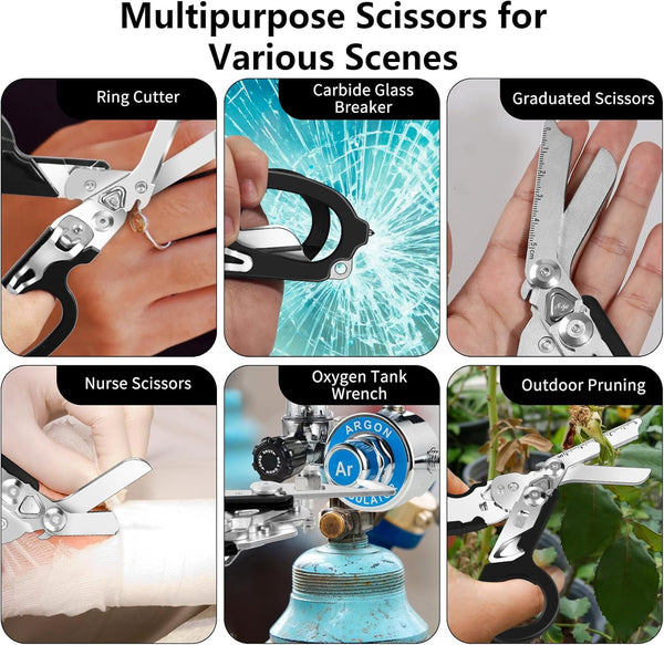 Tijeras multifuncionales para traumatología SAKER 6 en 1