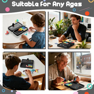 Sakerplus® Pyramid Kanoodle Puzzle Game Challenge