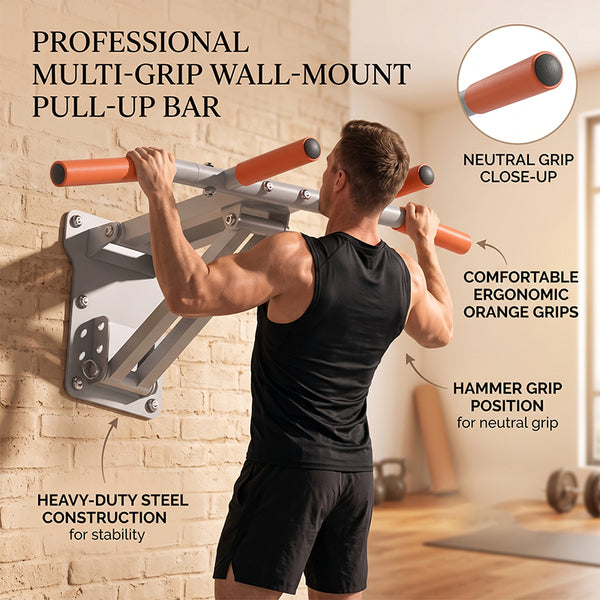 Sakerplus® Foldable Wall Mounted Pull Up Bar