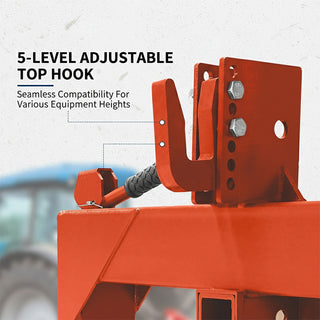 Sakerplus® 3 Point Adjustable Tractor Quick Hitch