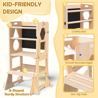 Sakerplus® Learning Tower With Blackboard