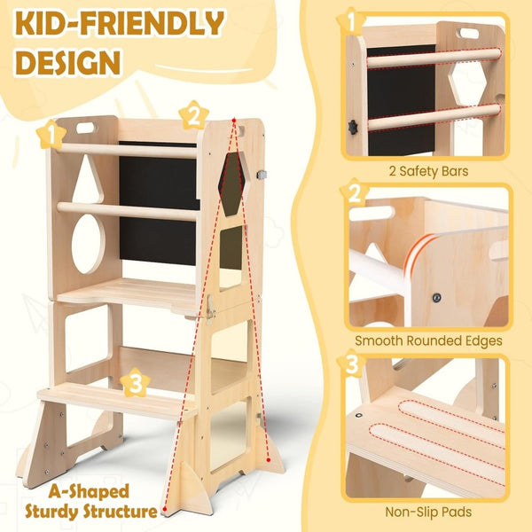 Sakerplus® Learning Tower With Blackboard