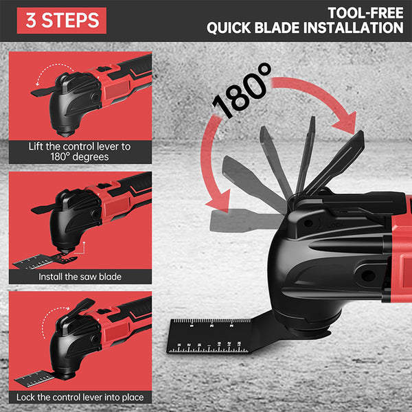 Sakerplus® Cordless Oscillating Tool For Versatile Cutting