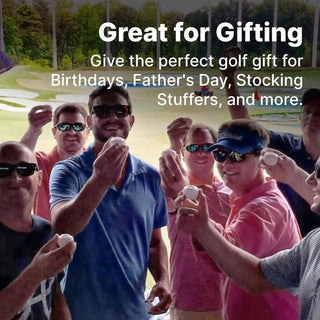 Sakerplus® Golf Ball Shaped Shot Glass Set