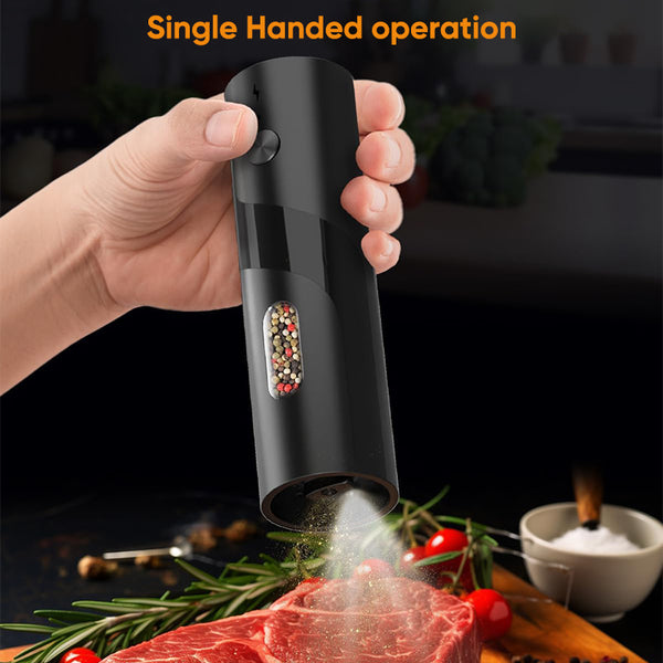 Sakerplus Electric Salt and Pepper Grinder Set with Charging Base