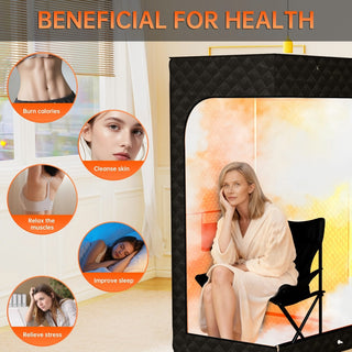 Sakerplus® Portable Sauna Box Home Set