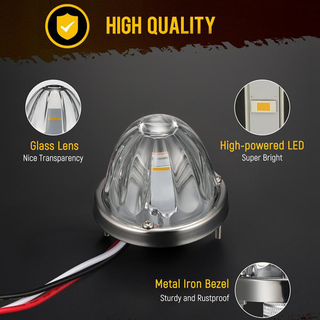 Sakerplus® Glass Watermelon Lights with Green LEDs