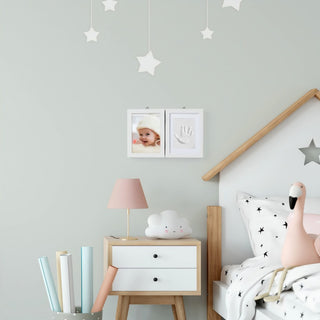 Sakerplus® Baby Handprint Footprint Frame Kit