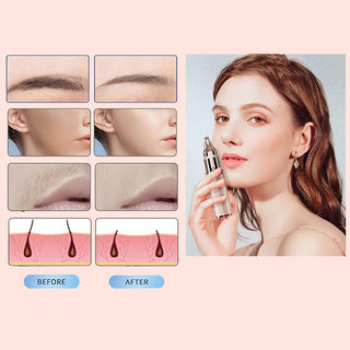 Recortadora y depiladora facial portátil Sakerplus®